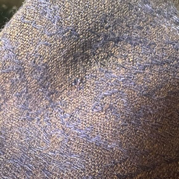 Geiger Austria Vintage Long Pleated Wool Midi Skirt Size 38 Purple Plaid - Picture 14 of 16